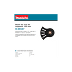  Makita B-66547 Lame Carbure Segmentée Starlock Max (100mm X 50mm)