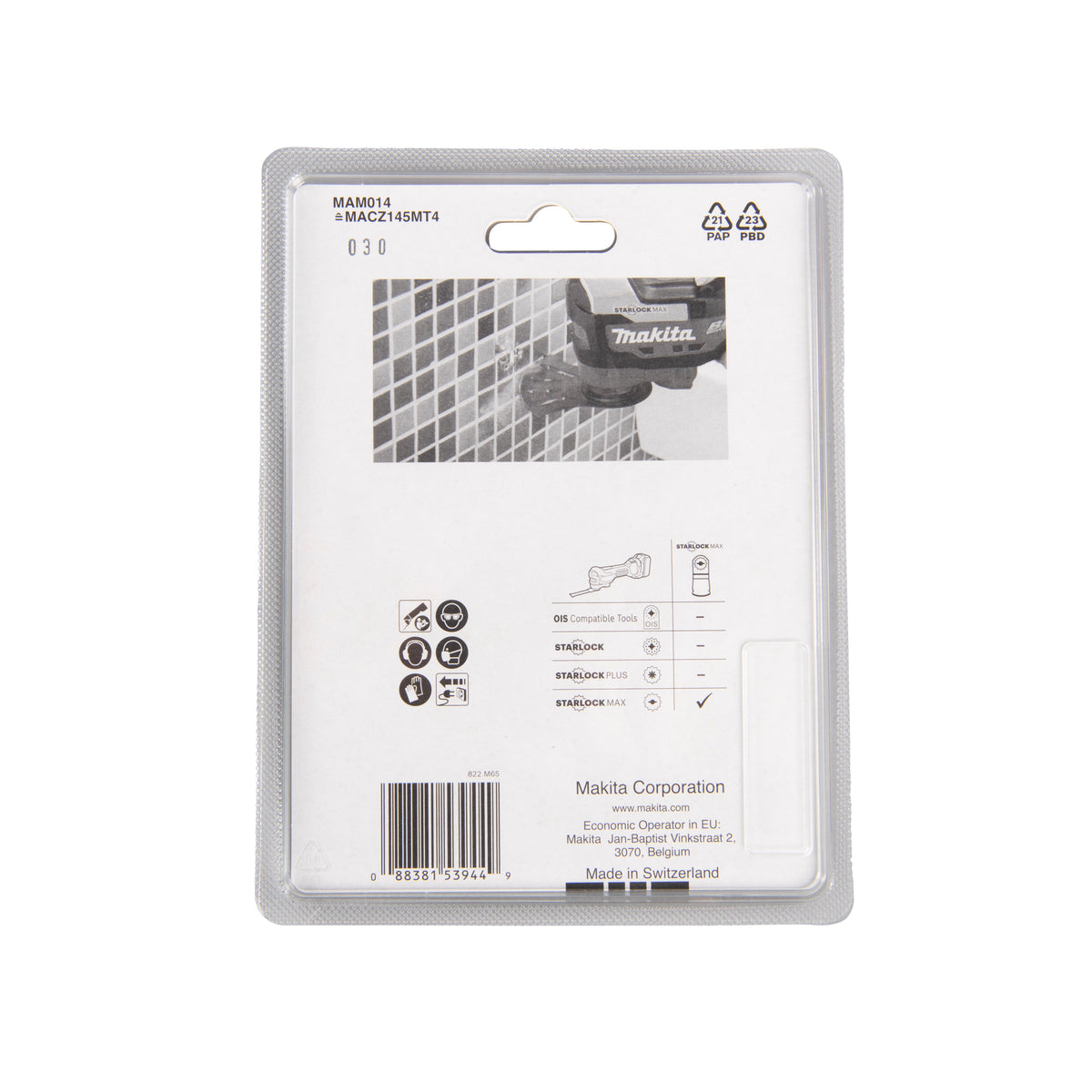  Makita B-66547 Lame Carbure Segmentée Starlock Max (100mm X 50mm)