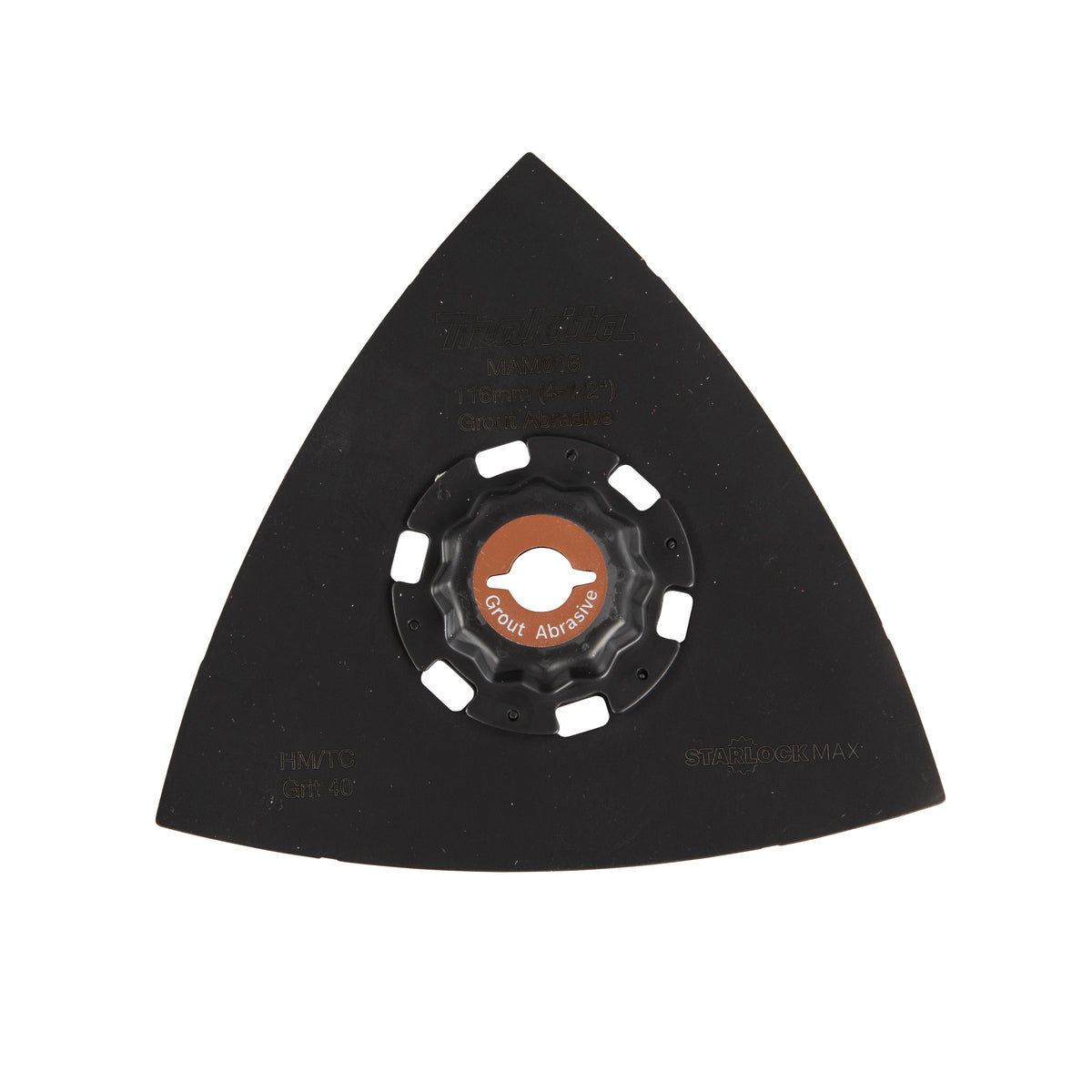  Makita B-66569 Plateau De Ponçage Carbure Starlock Max (116mm- 40g)