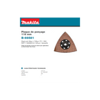  Makita B-66581 Plateau De Ponçage Carbure Starlock Max 116mm
