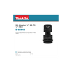  Makita B-68448 Adaptateur D'emmanchement à Bague Hexa 1/4" Pour Boulonneuse à Chocs 1/2"
