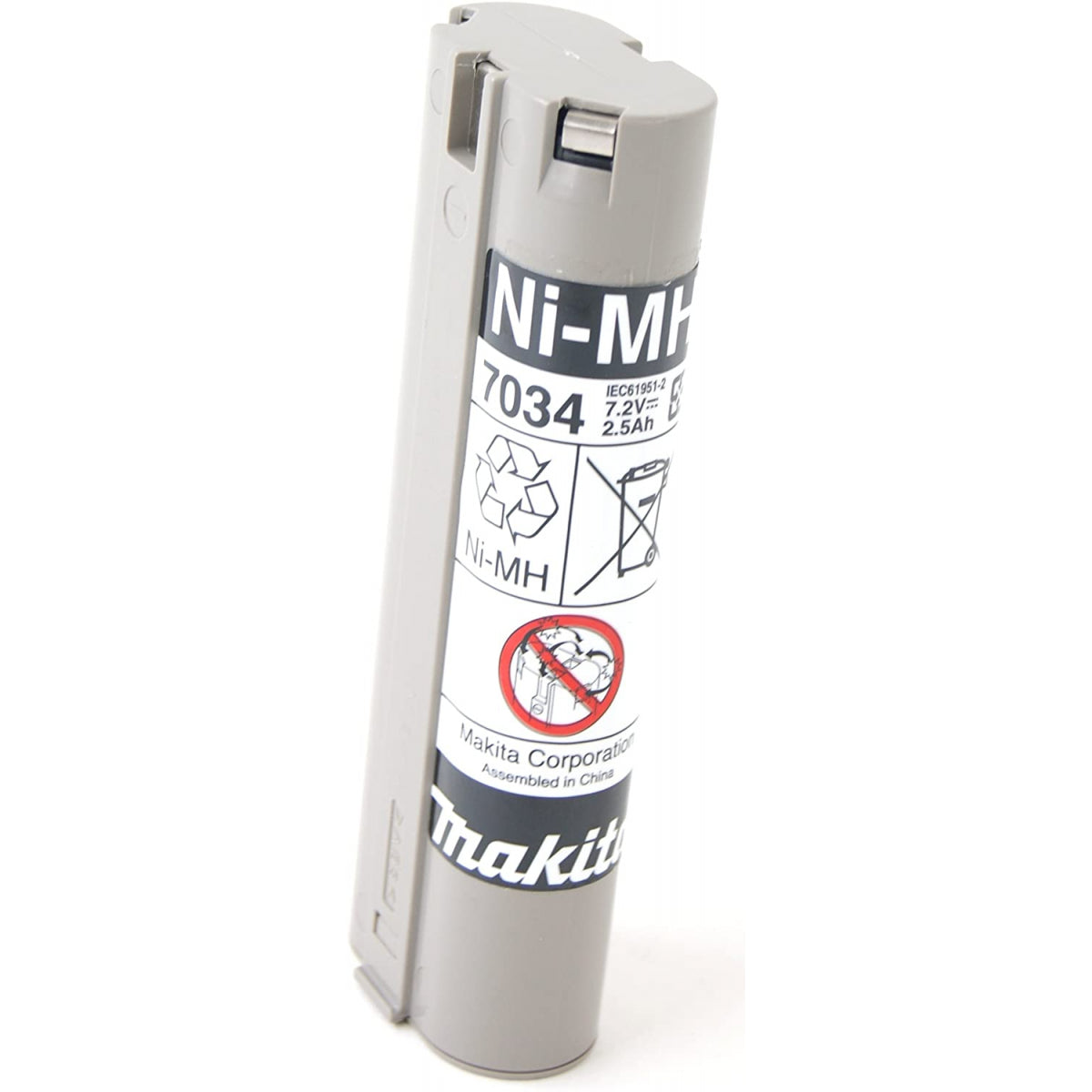  Makita Batterie 7034 Makita Ni-Mh 7.2 V / 2.5 Ah (193888-6)