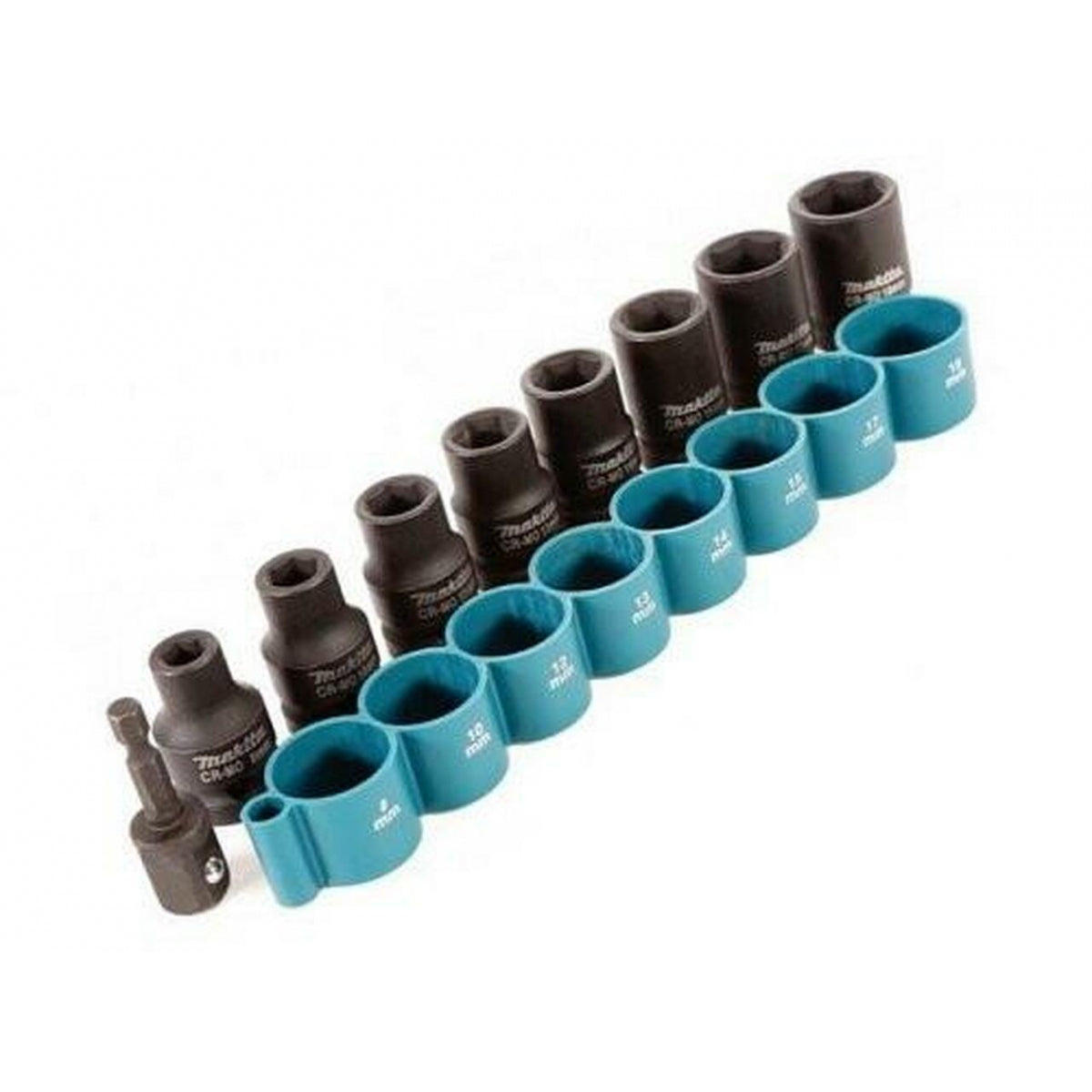  Makita Lot De 8 Douilles Courte 1/2" Pour Boulonneuse à Choc (B-54645)