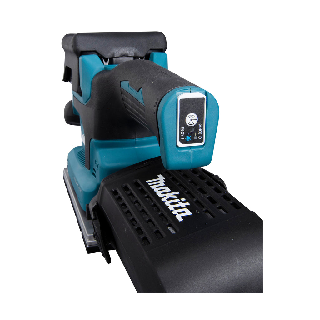  Makita DBO381ZU Ponceuse Vibrante 18V 93x185mm Avec AWS (Produit Seul)