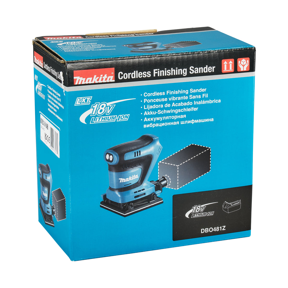  Makita DBO481Z Ponceuse Vibrante 18V 114x140mm (Produit Seul)