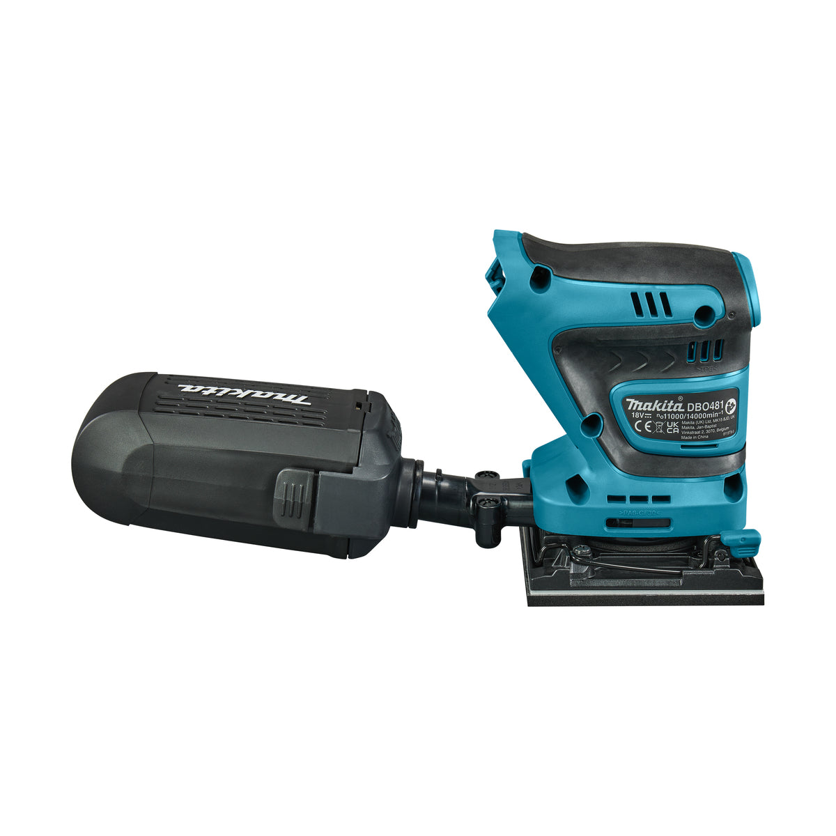  Makita DBO481Z Ponceuse Vibrante 18V 114x140mm (Produit Seul)