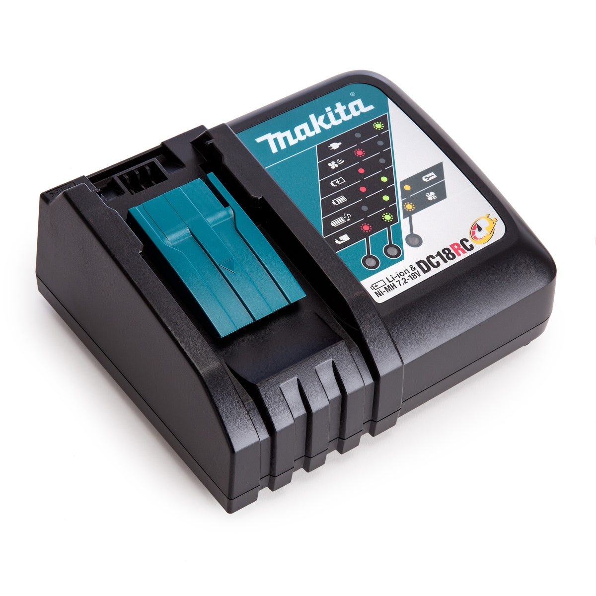  Makita DC18RC Chargeur Rapide 7.2v à 18v Li-ion, Ni-mh, NiCd