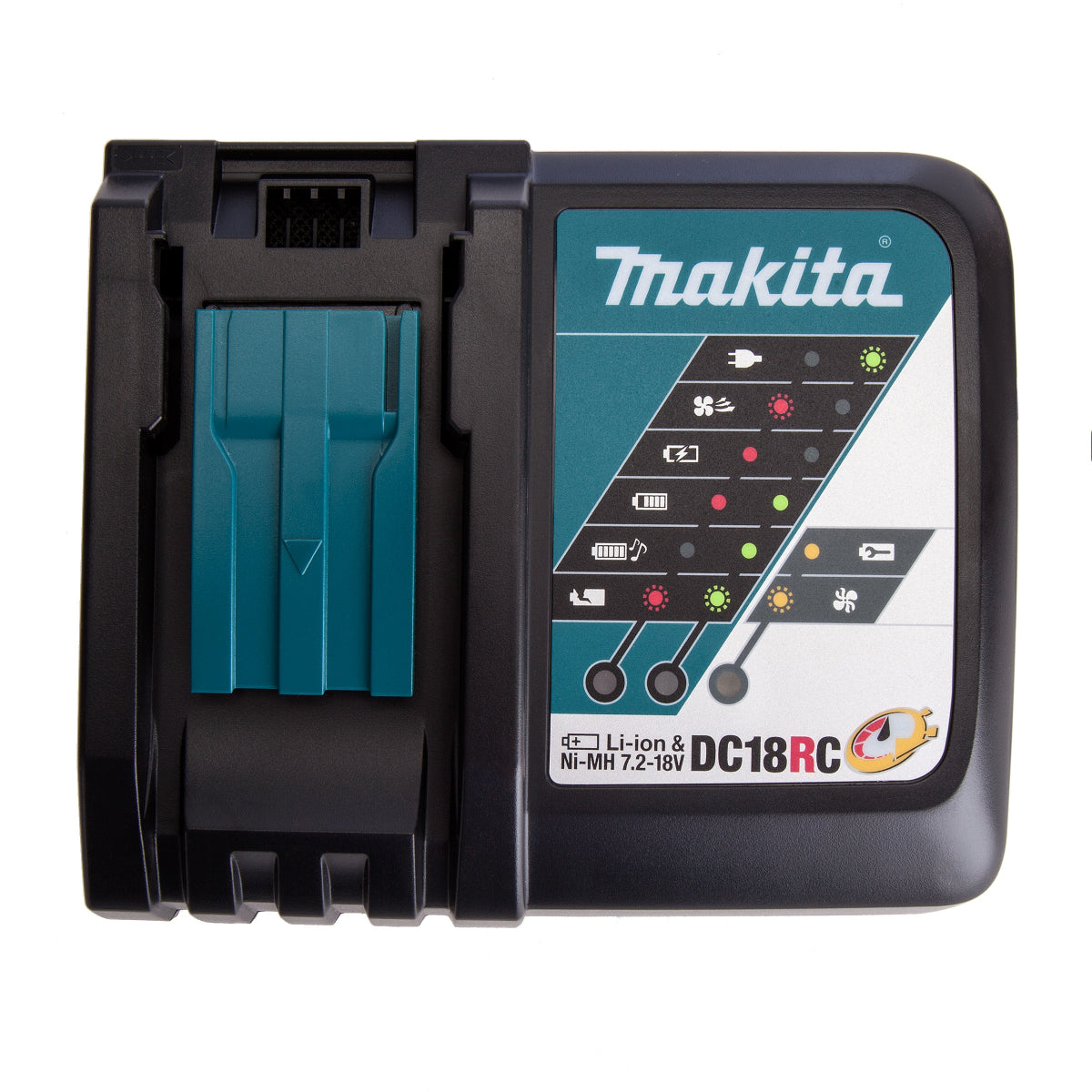  Makita DC18RC Chargeur Rapide 7.2v à 18v Li-ion, Ni-mh, NiCd
