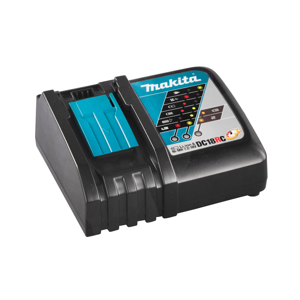  Makita DC18RC Chargeur Rapide 7.2v à 18v Li-ion, Ni-mh, NiCd