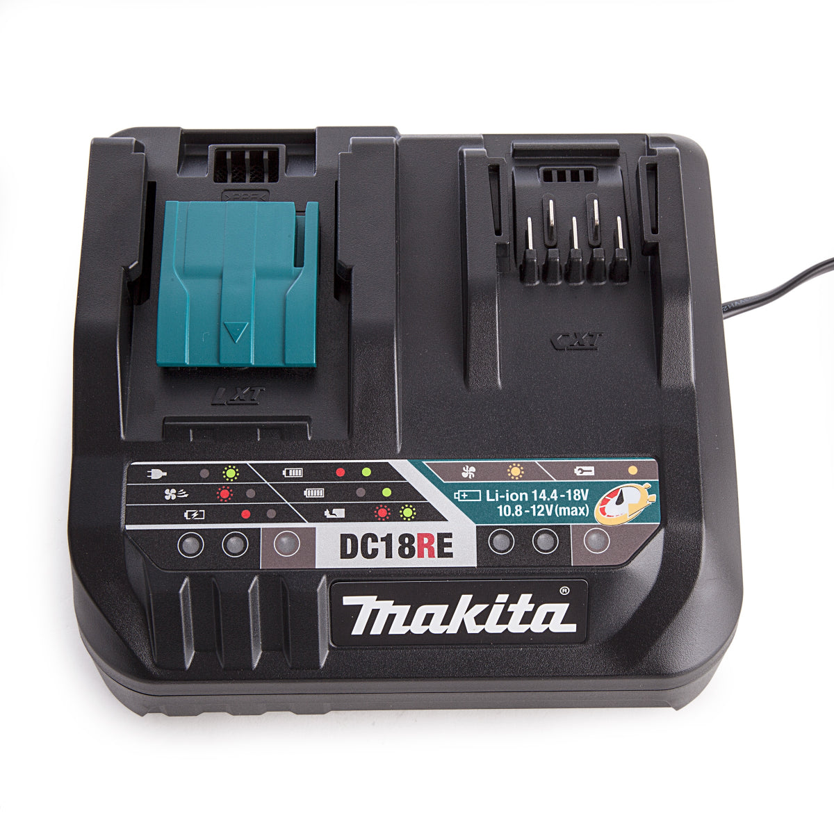  Makita DC18RE Chargeur Double Port 10.8V à 18V Li-ion (LXT/CXT)