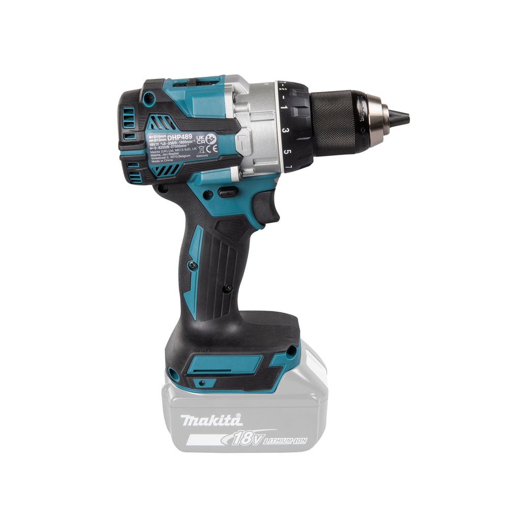  Makita DHP489Z Perceuse, Visseuse à Percussion 18V 70Nm (Machine Seule)