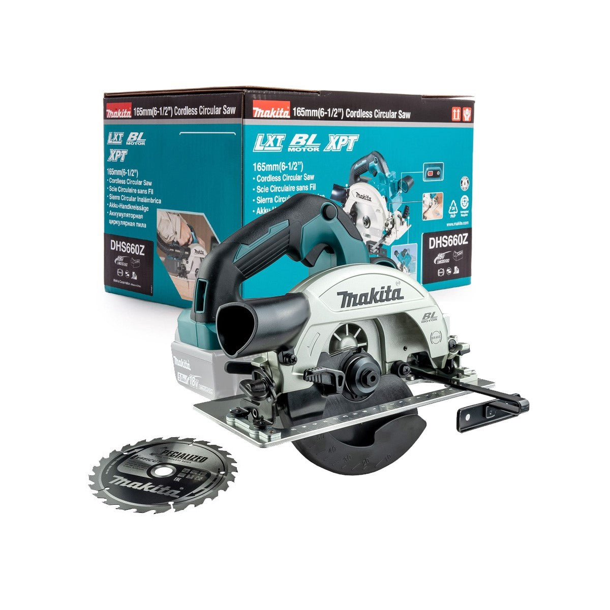  Makita DHS660Z Scie Circulaire Sans Fil 18V ø165mm (Machine Seule)