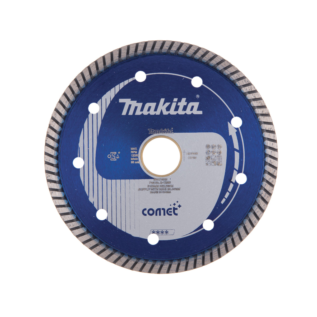  Makita Disque Diamant 125mm COMET Pour Matériaux Durs B-12996