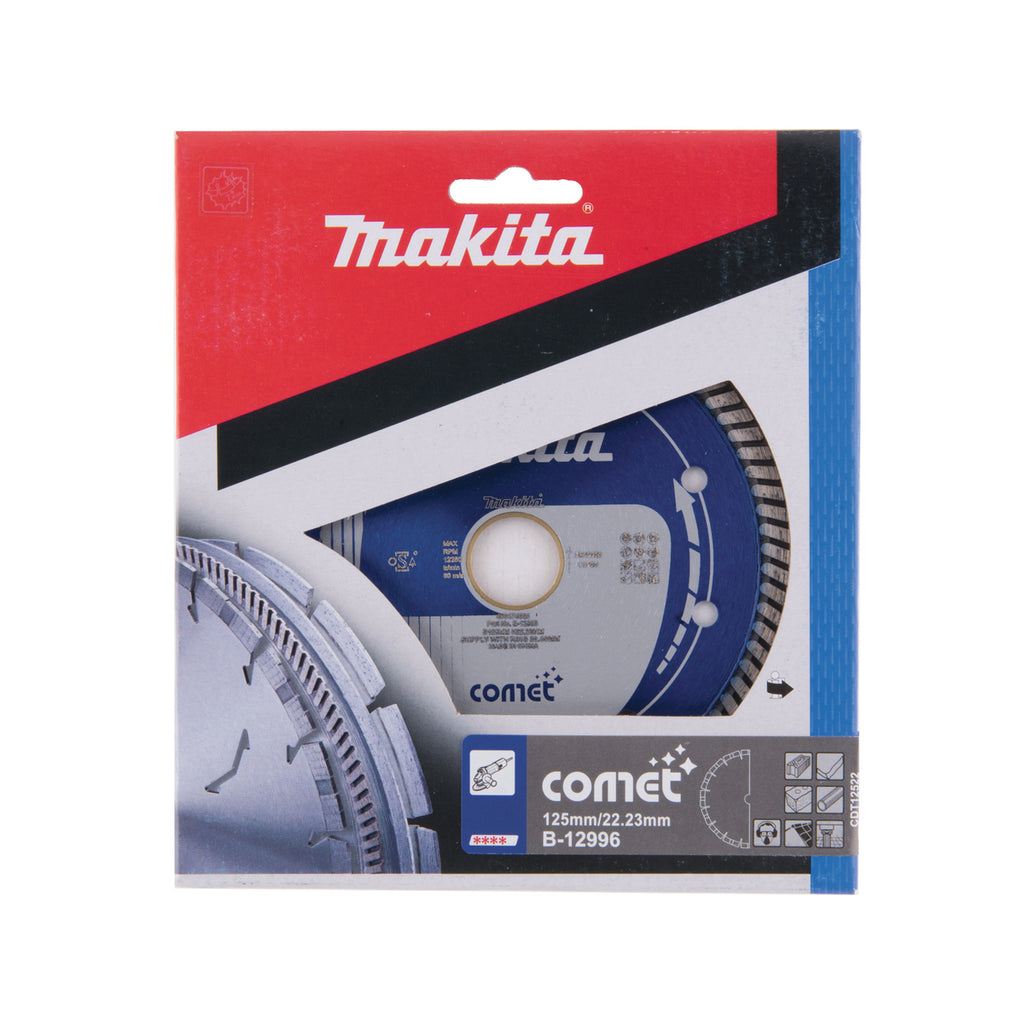  Makita Disque Diamant 125mm COMET Pour Matériaux Durs B-12996