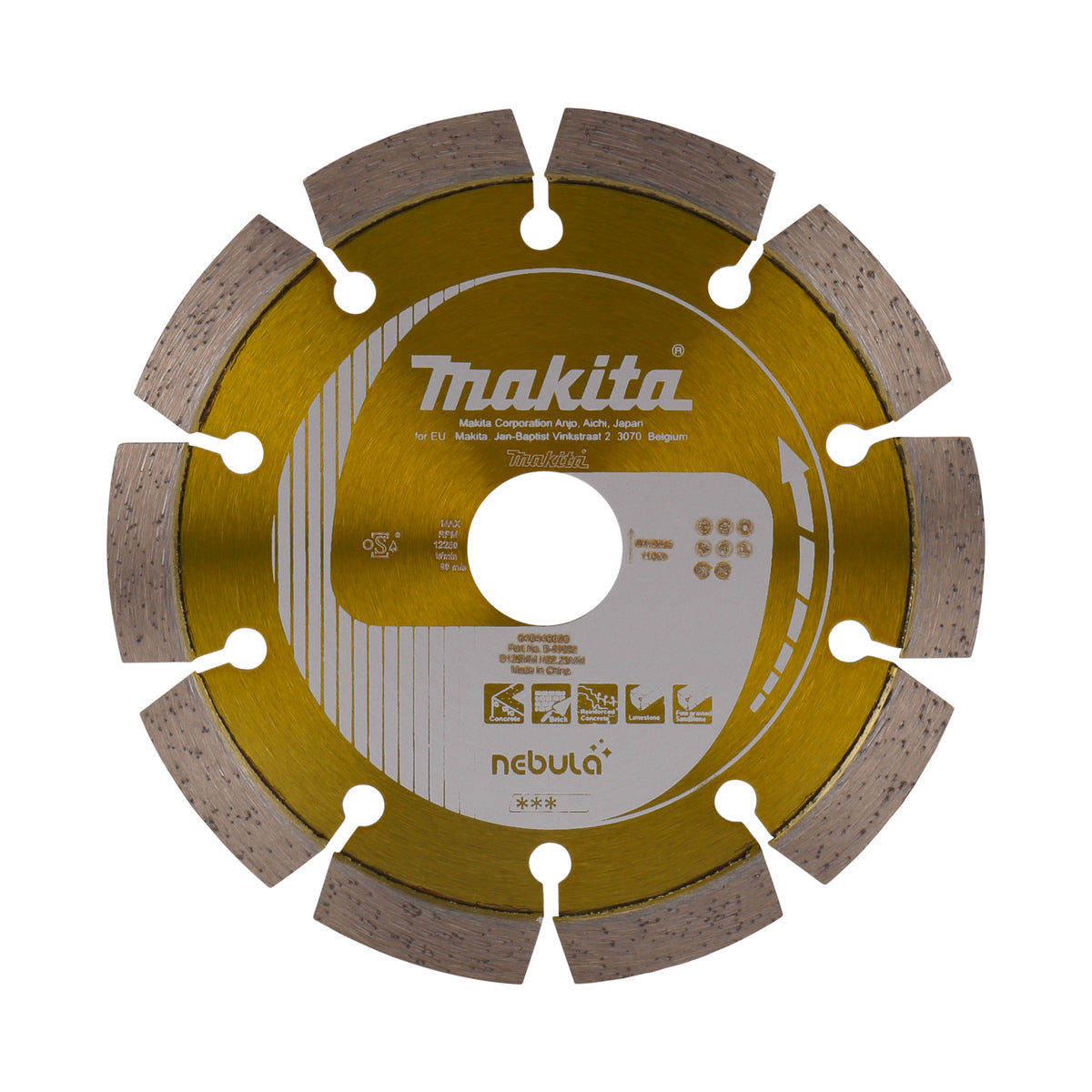  Makita Disque Diamant 125mm NEBULA Pour Béton B-53992