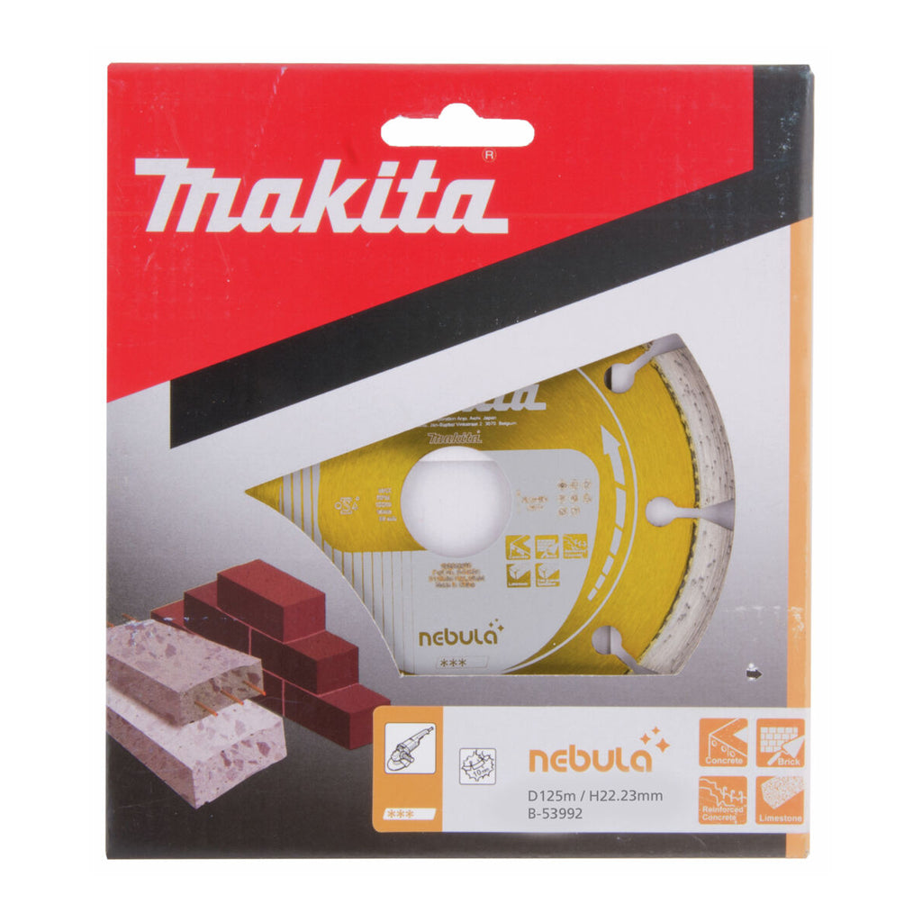  Makita Disque Diamant 125mm NEBULA Pour Béton B-53992