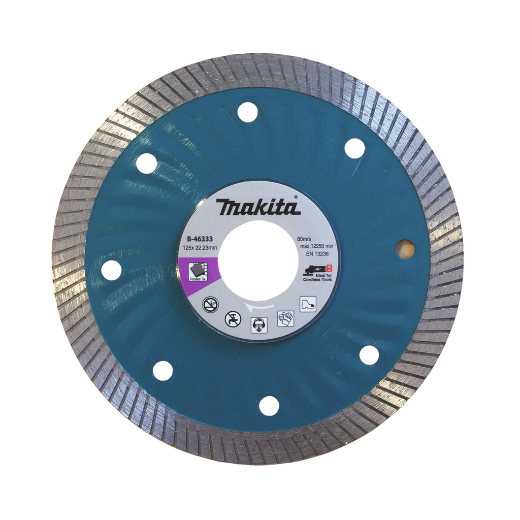  Makita Disque Diamant ø125mm TURBO Céramique & Porcelaine (B-46333)