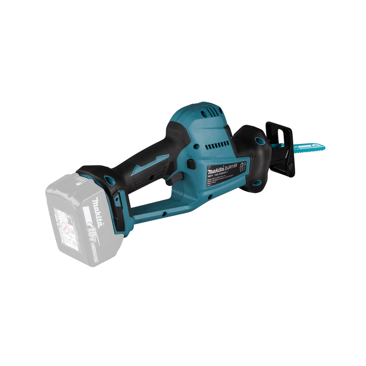  Makita DJR189Z Scie Sabre 18V Li-Ion (Machine Seule)