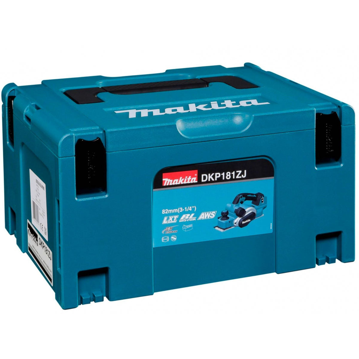  Makita DKP181ZJ Rabot 18V 82 Mm Brushless Avec Coffret Makpac