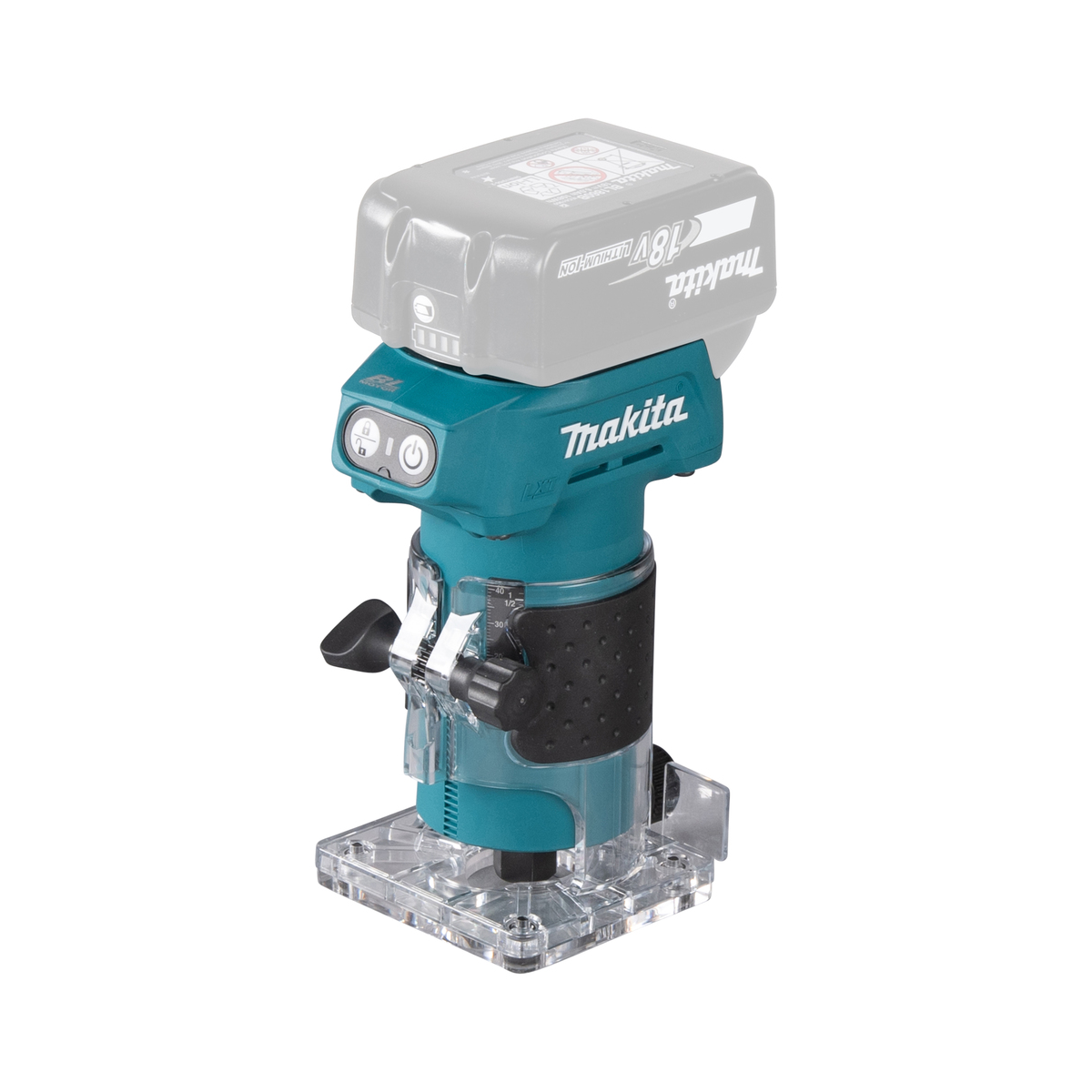  Makita DRT52Z Affleureuse 18V LXT ø8 Mm (Machine Seule)