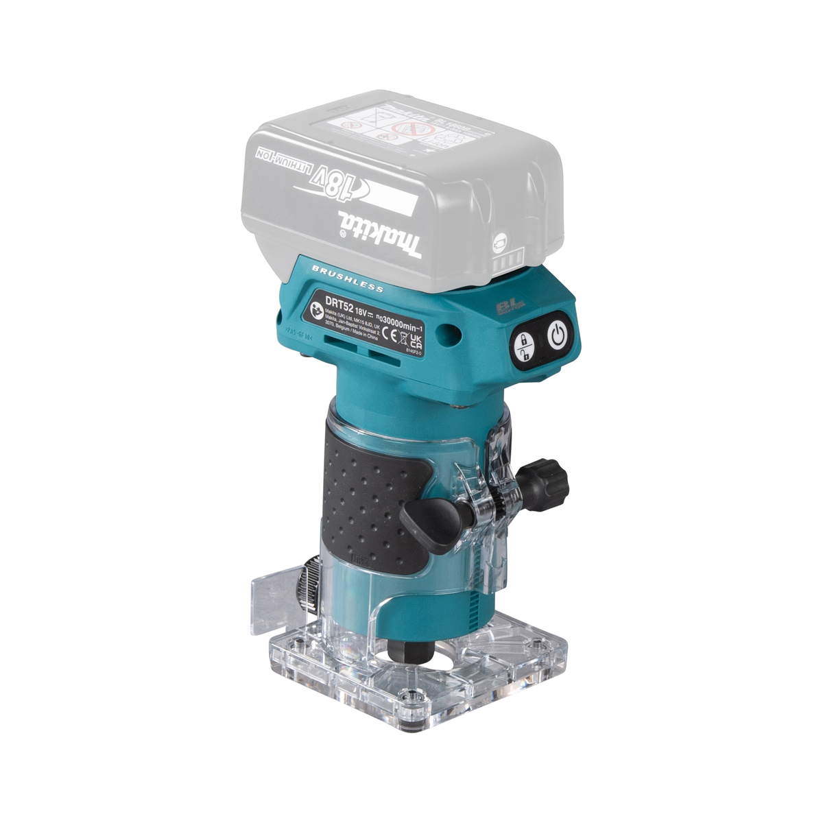  Makita DRT52Z Affleureuse 18V LXT ø8 Mm (Machine Seule)