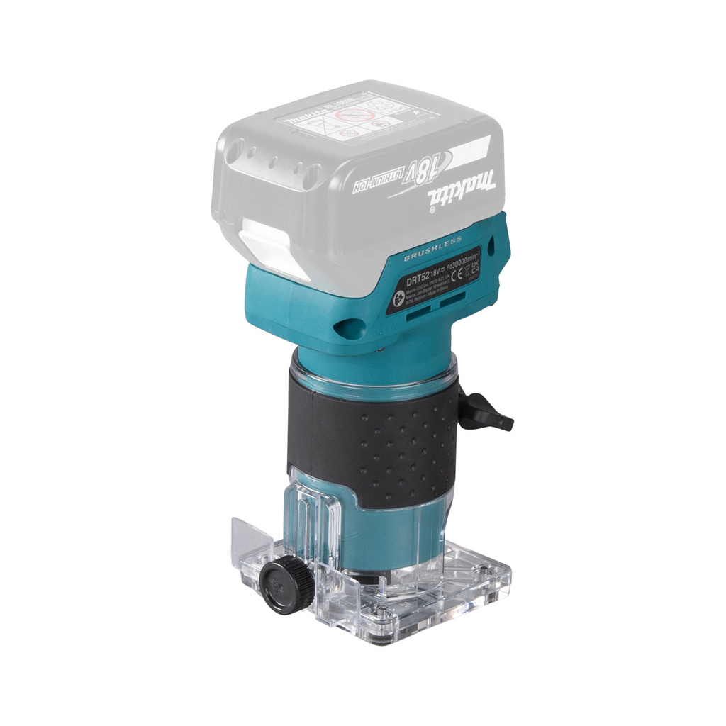  Makita DRT52Z Affleureuse 18V LXT ø8 Mm (Machine Seule)