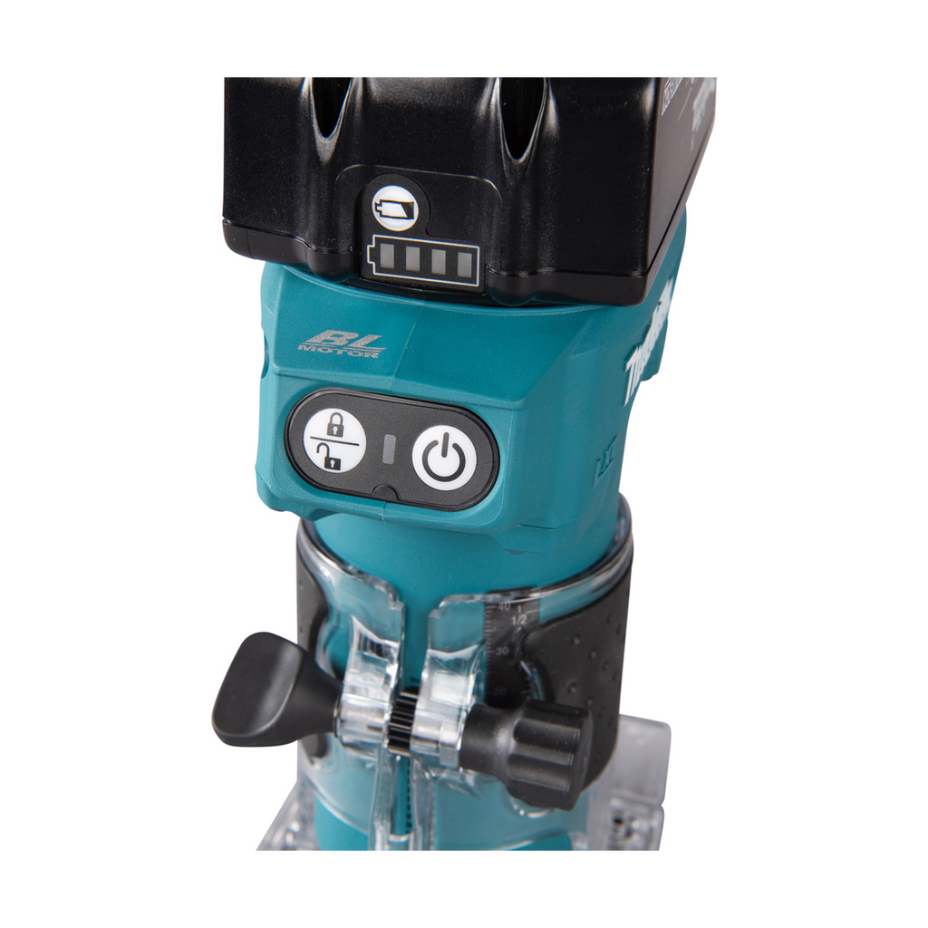  Makita DRT52Z Affleureuse 18V LXT ø8 Mm (Machine Seule)