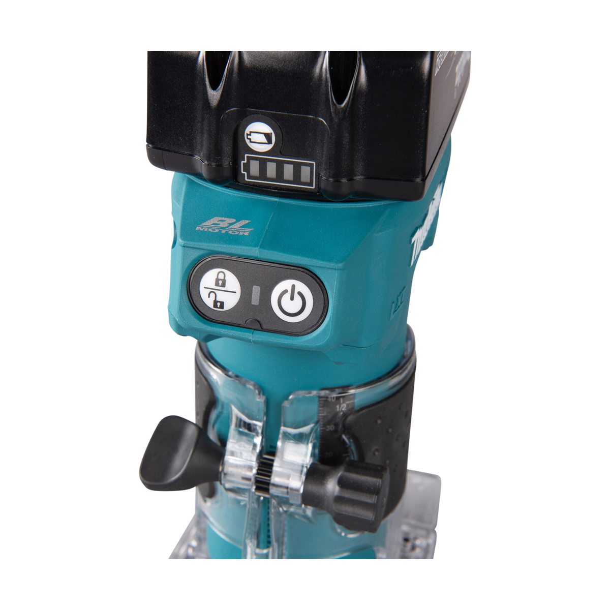  Makita DRT52Z Affleureuse 18V LXT ø8 Mm (Machine Seule)