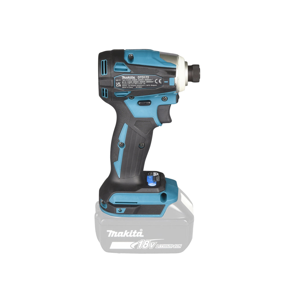  Makita DTD172Z Visseuse à Choc 180Nm 18V Li-ion 8 Modes (machine Seule)