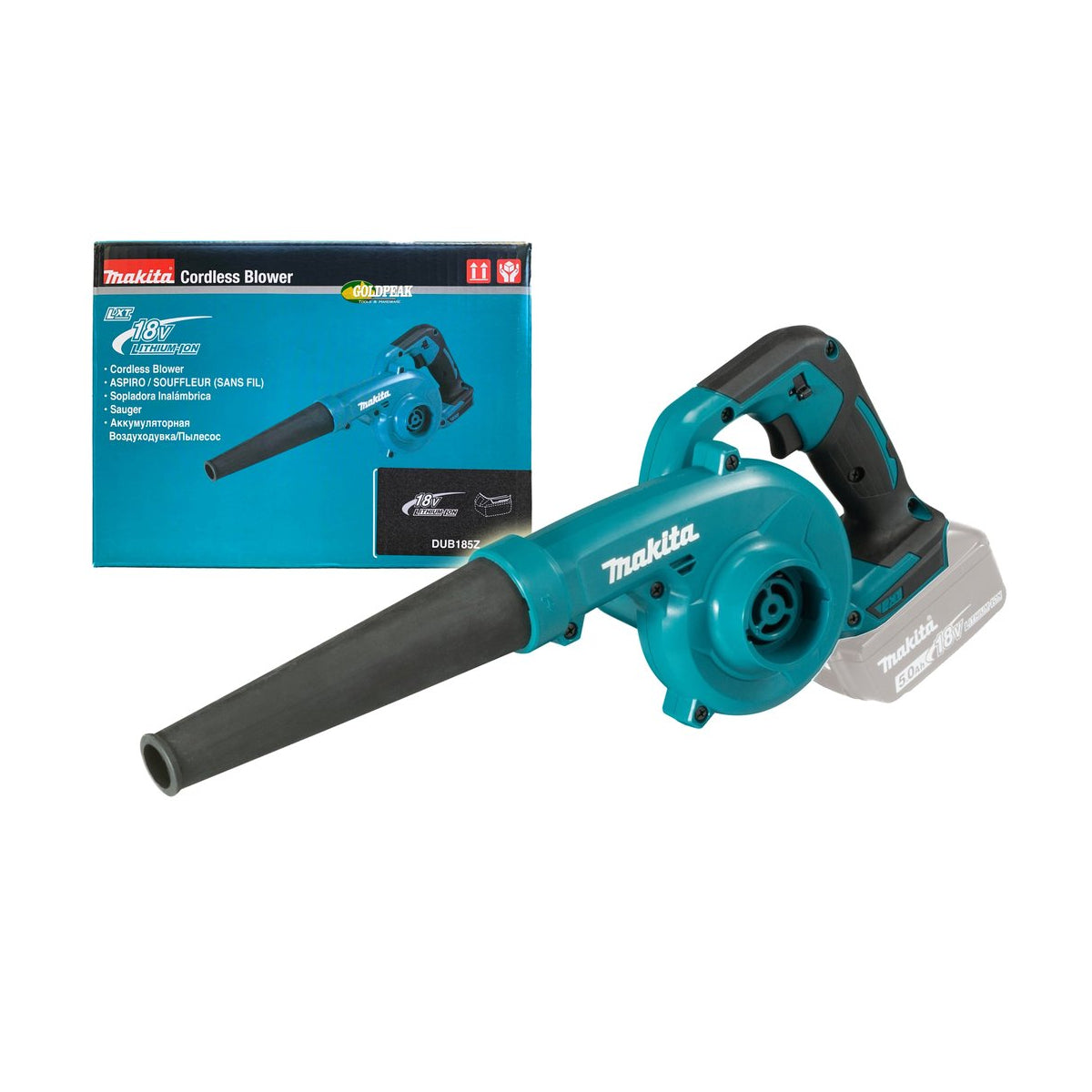  Makita DUB185Z Souffleur, Aspirateur 18V (Machine Seule)