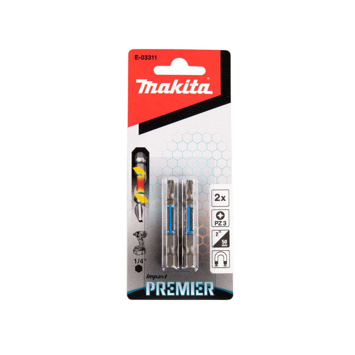  Makita Embout De Vissage PZ3 50mm Impact Premier E-03311