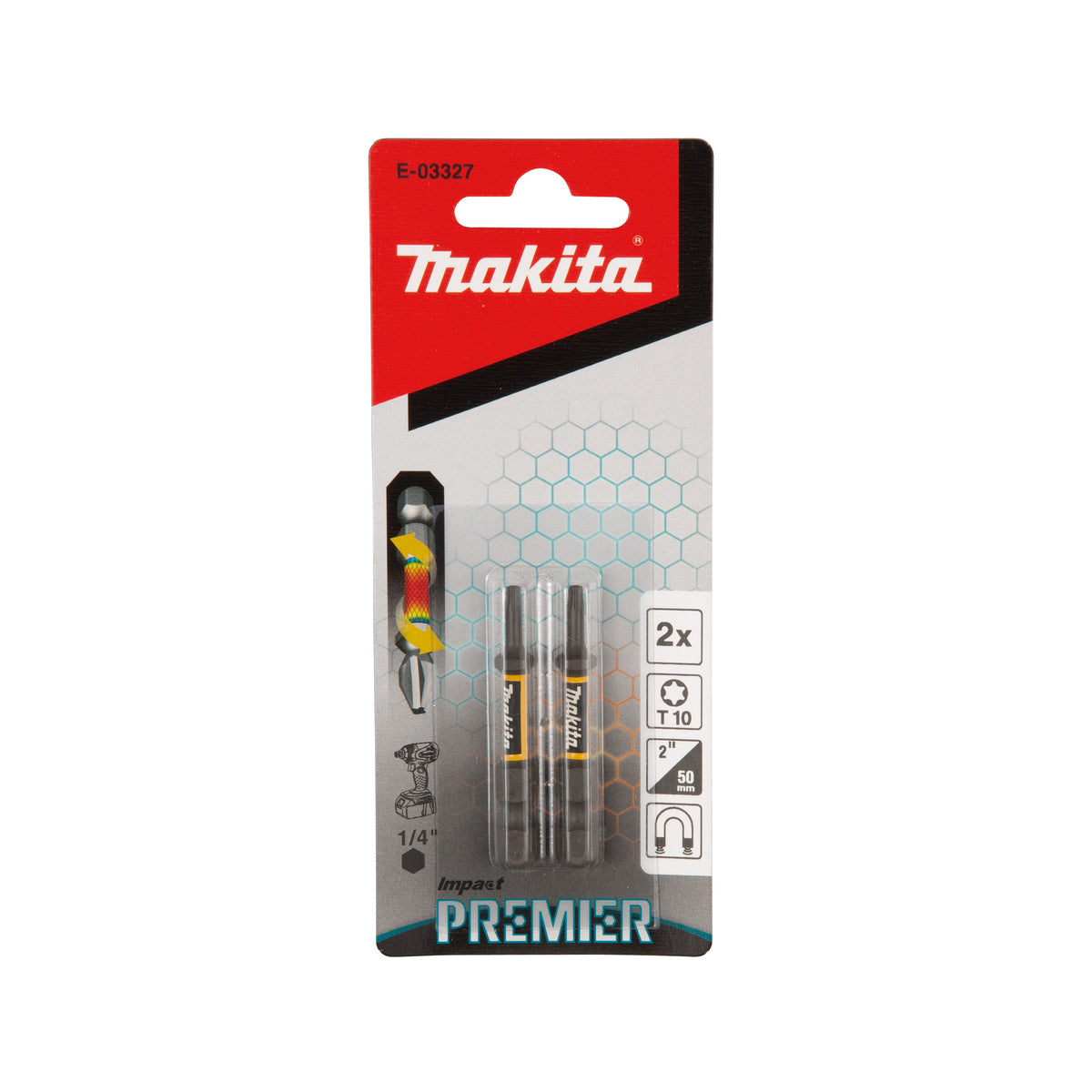  Makita Embout De Vissage T10 50mm Impact Premier E-03327
