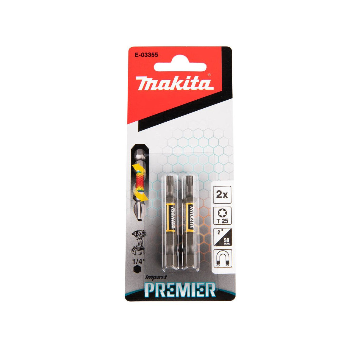  Makita Embout De Vissage Torx 25 50mm Impact Premier E-03355