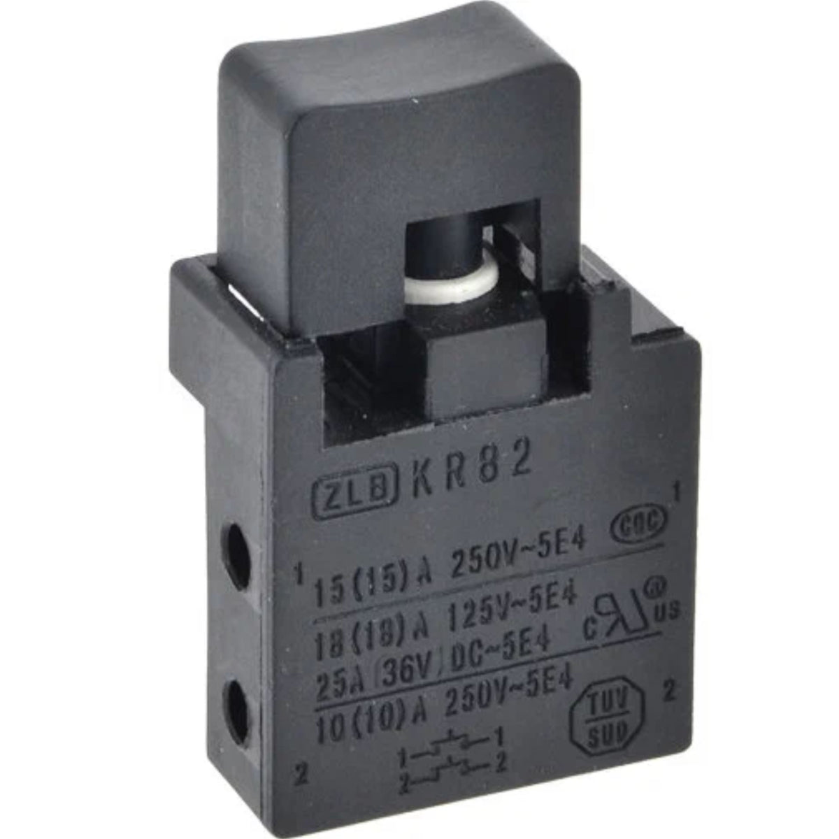  Makita Intérrupteur Pour Tondeuse à Gazon ELM4121, ELM3320, ELM4120, ELM4620, ELM4621, EM331, EM411 (YA00000772)