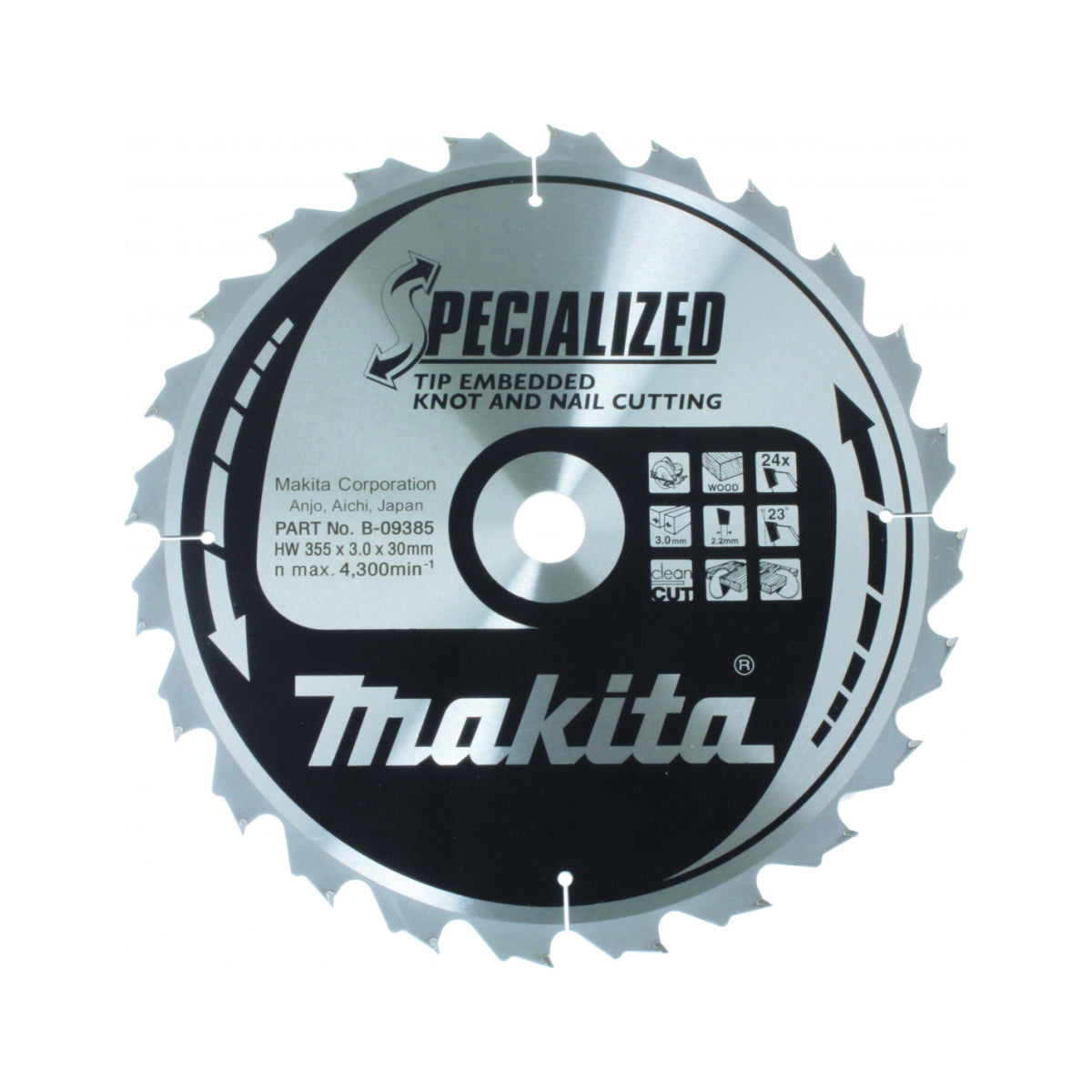  Makita Lame De Scie Circulaire Bois & Clous ø165mm 16dts B-33037