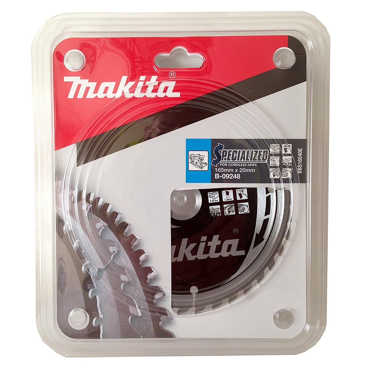  Makita Lame De Scie Circulaire Bois ø165mm 40dts B-32960