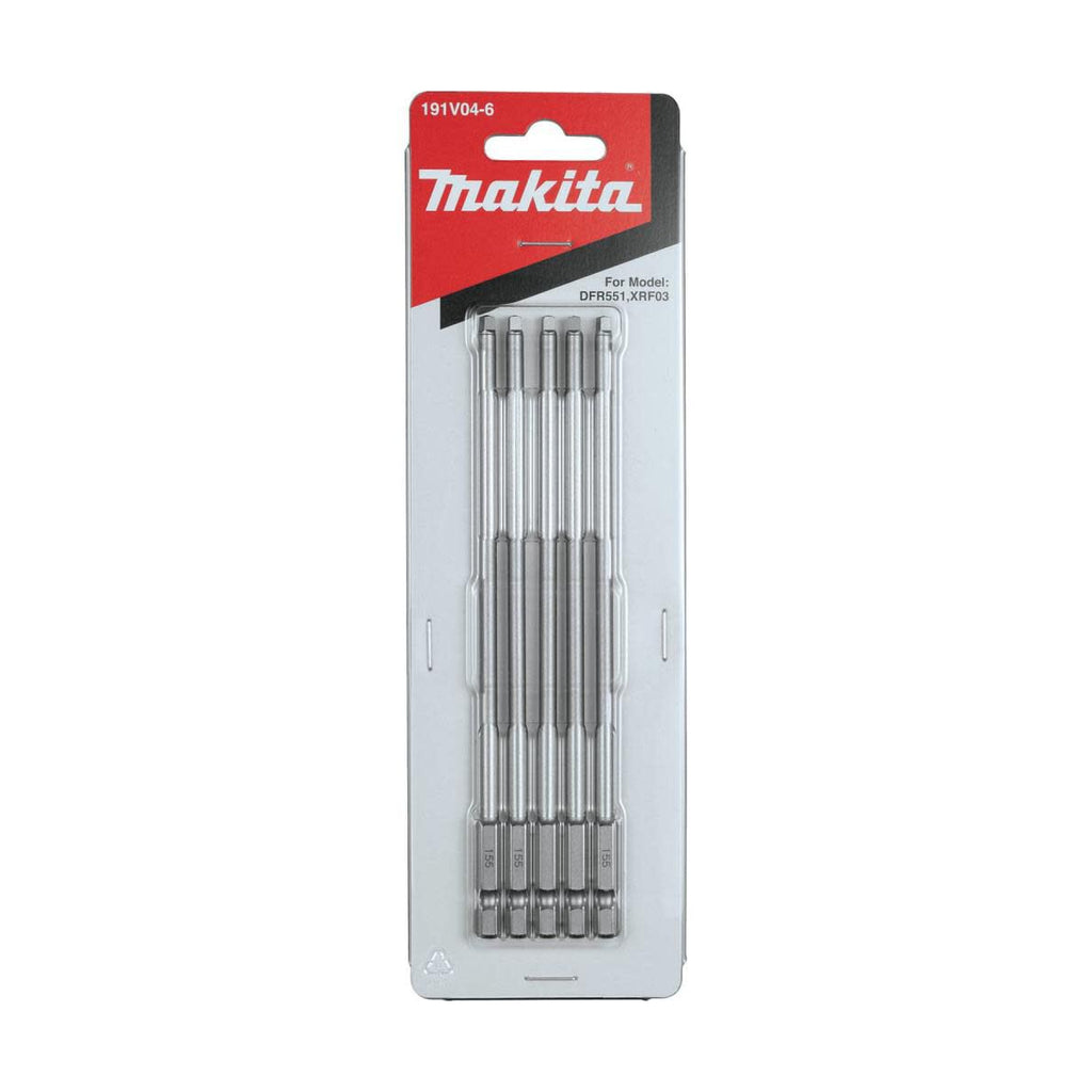  Makita Lot De X5 Embouts Carré "Square 2" Pour Visseuse Automatique (191V04-6)
