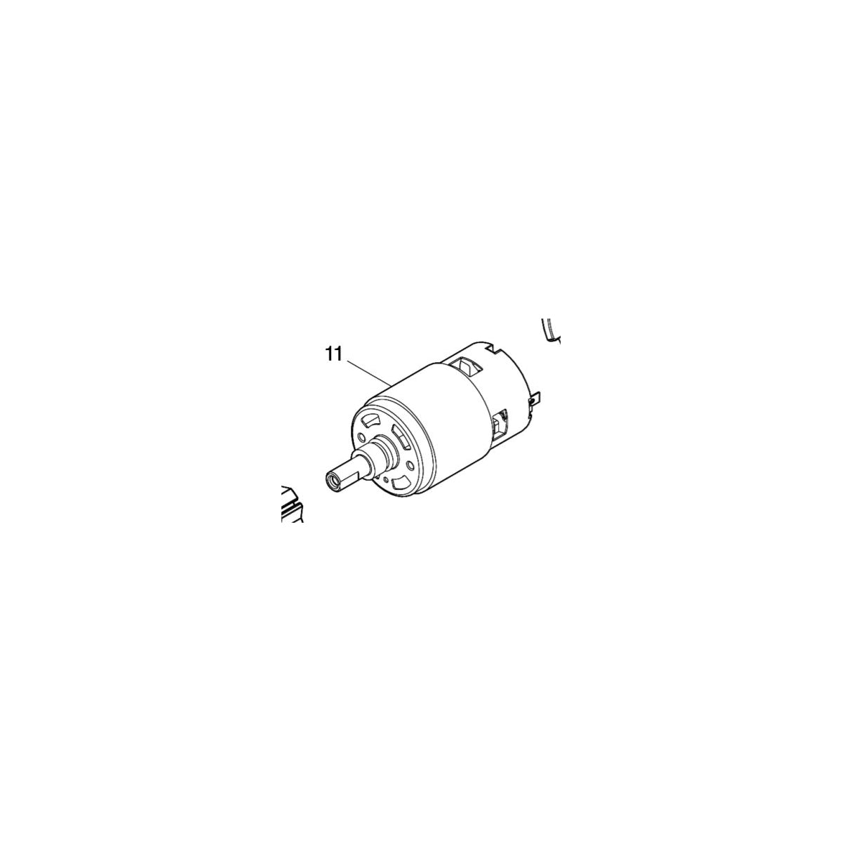  Makita Moteur électrique Pour Souffleur DUB185, DUB186 (629484-9)