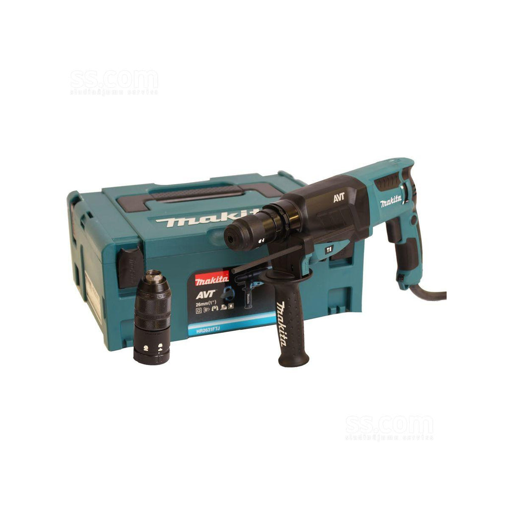  Makita Perforateur, Burineur HR2631FTJ SDS-plus 800W Avec Accessoires Et Coffret Mak-Pac