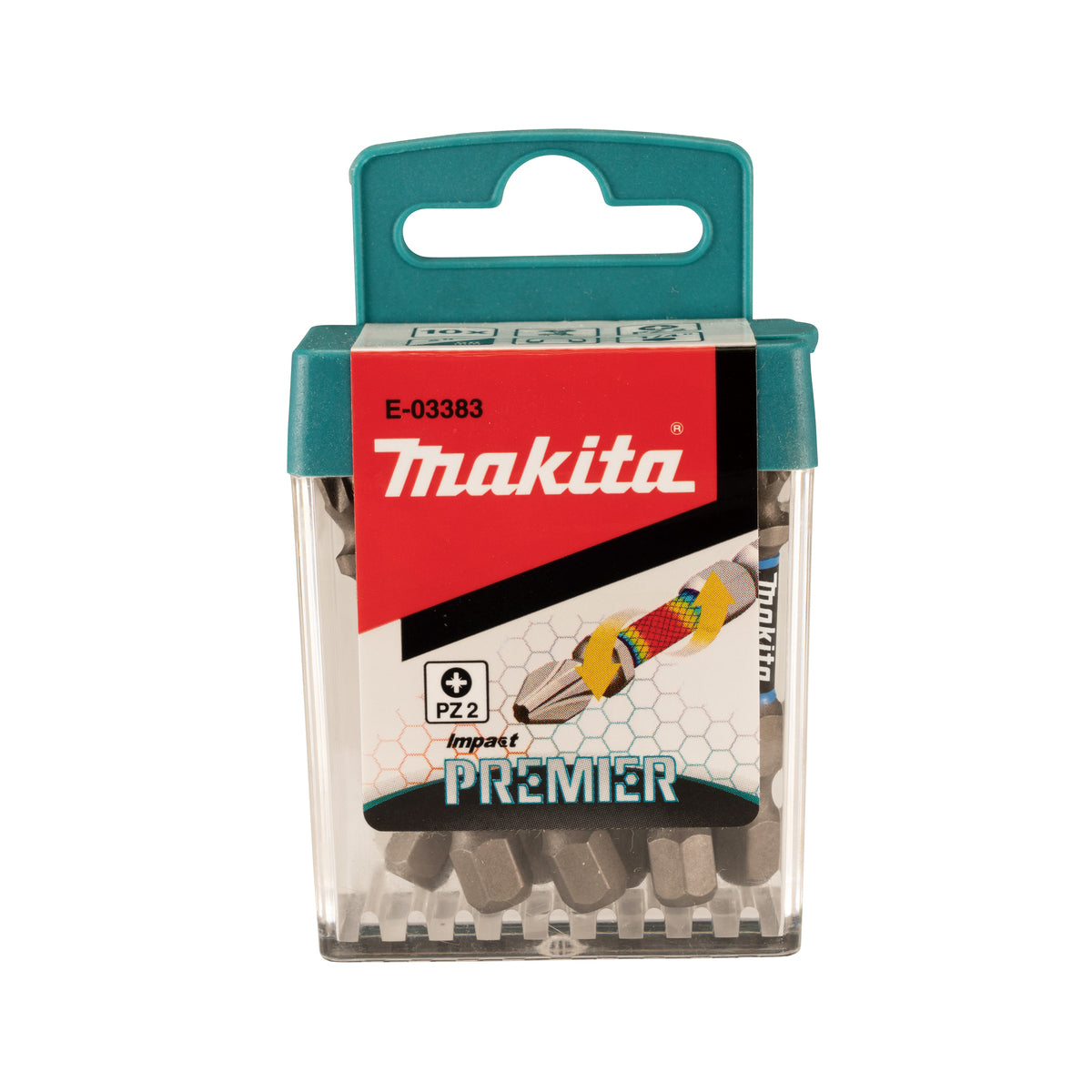  Makita X10 Embouts De Vissage PZ2 50mm Impact Premier E-03383