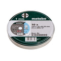  Metabo 10 Disques à Tronçonner ø115x1.0mm Inox (616358000)