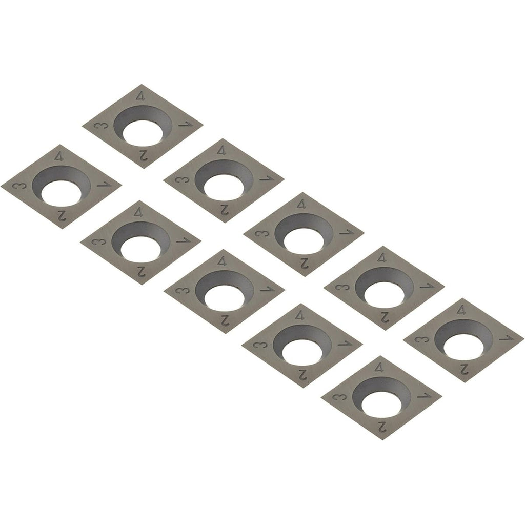  Metabo Lot 10 Couteaux Réversible En Carbure Pour Fraiseuse LF724 & LF850 (630545000)