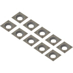  Metabo Lot 10 Couteaux Réversible En Carbure Pour Fraiseuse LF724 & LF850 (630545000)