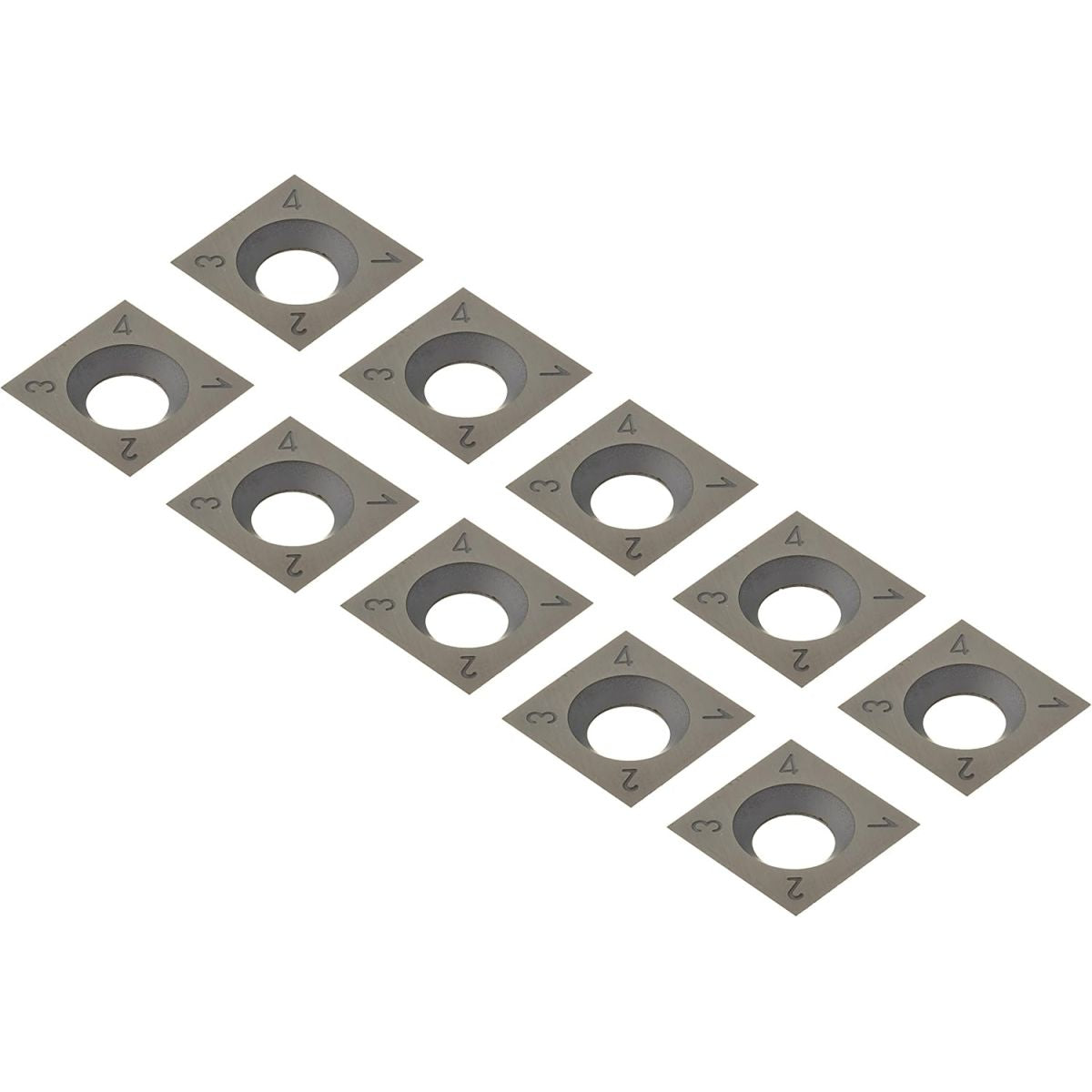  Metabo Lot 10 Couteaux Réversible En Carbure Pour Fraiseuse LF724 & LF850 (630545000)