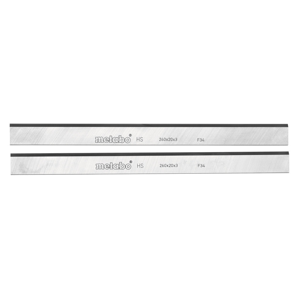  Metabo 2 Fers De Rabot HSS 260mm Pour HC260 C/M/K (0911030721)