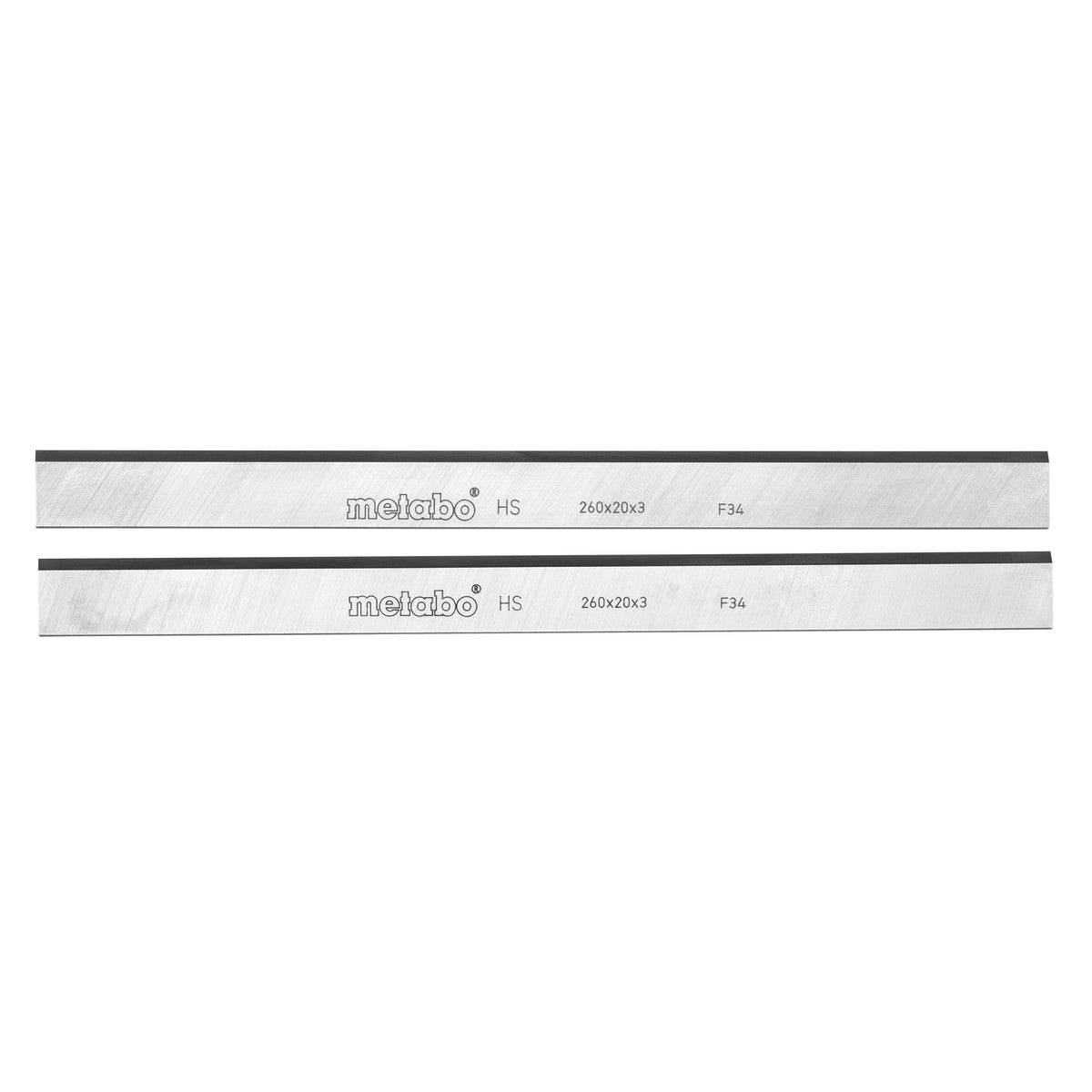  Metabo 2 Fers De Rabot HSS 260mm Pour HC260 C/M/K (0911030721)