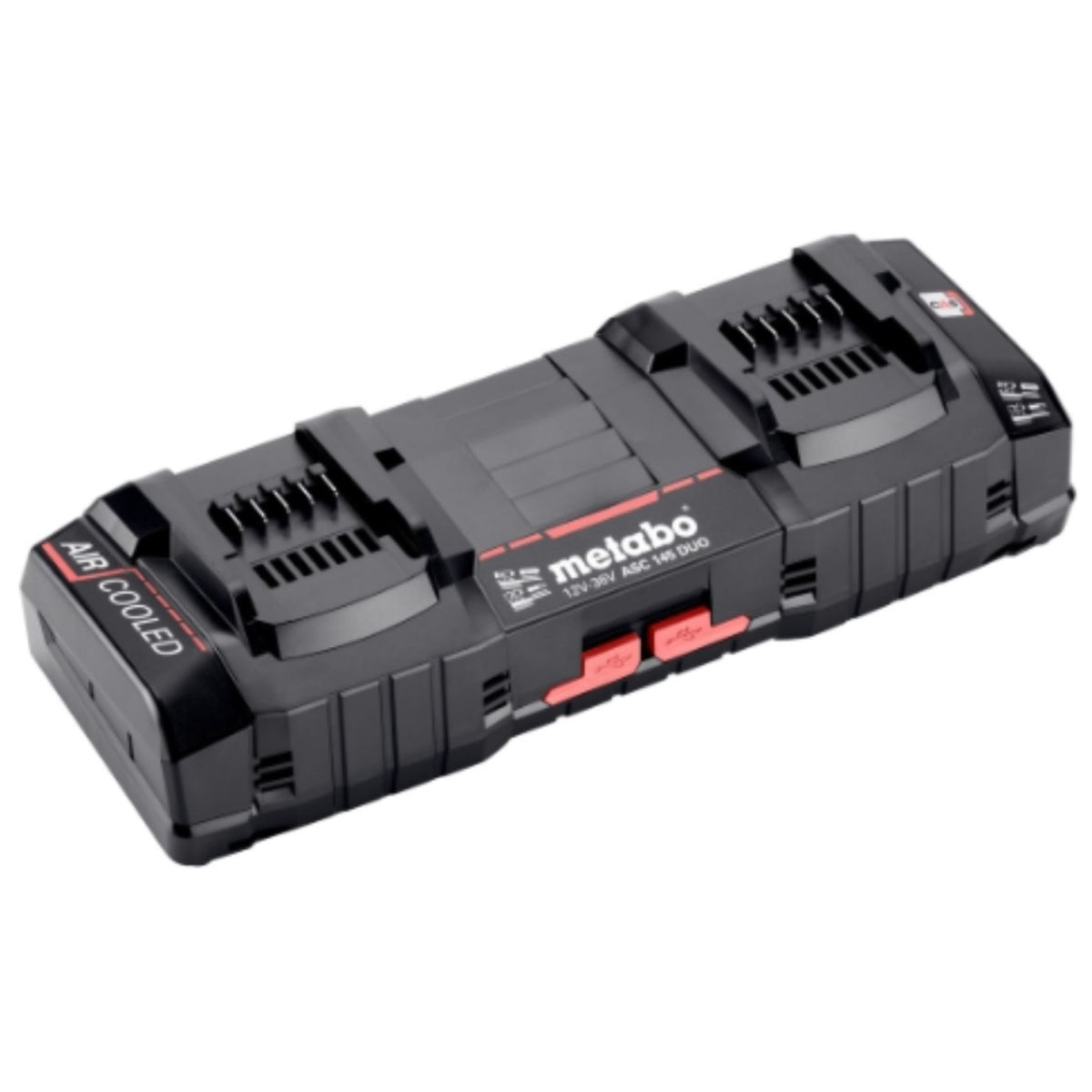  Metabo ASC 145 DUO Chargeur Double De Batterie 12V, 18V & 36V Li-ion (627495000)