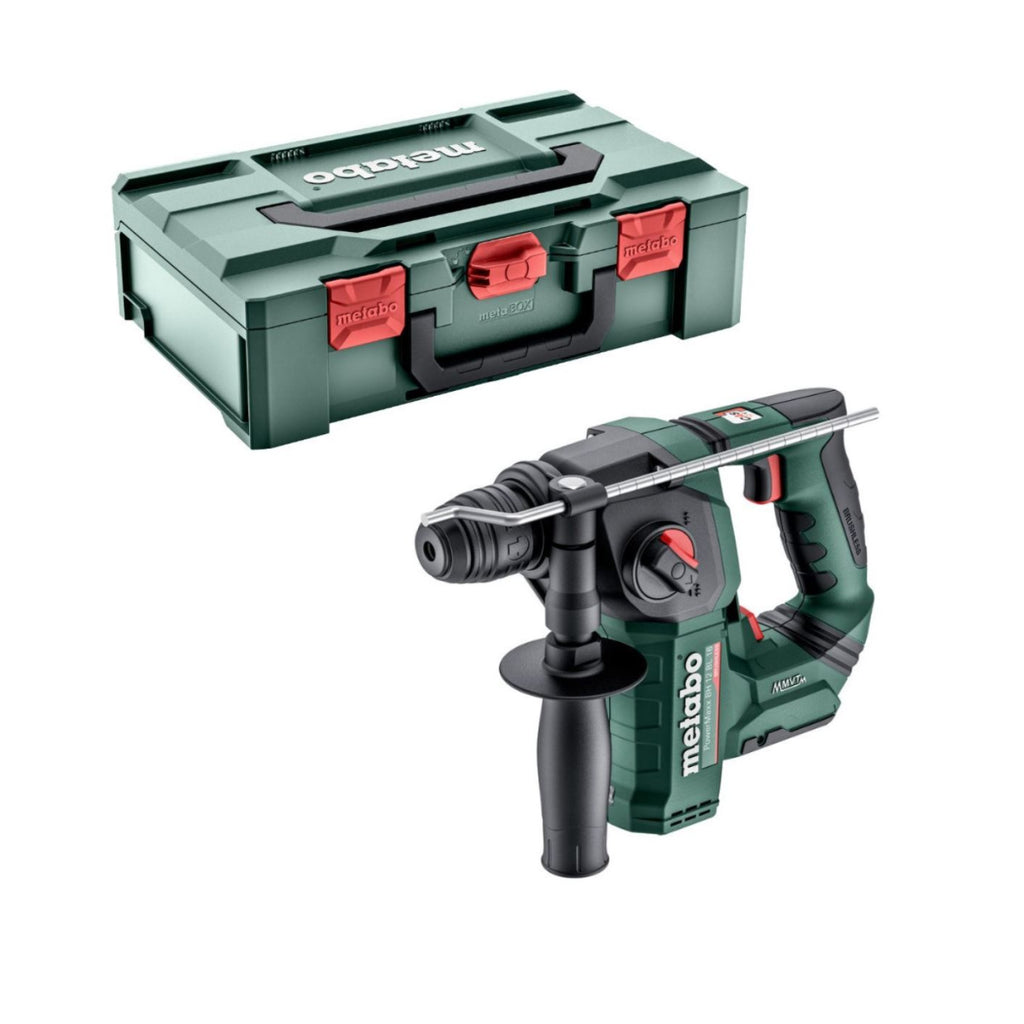  Metabo BH 12 BL 16 Marteau, Perforateur Sans Fil 12V Avec Coffret MetaBOX (600207840)