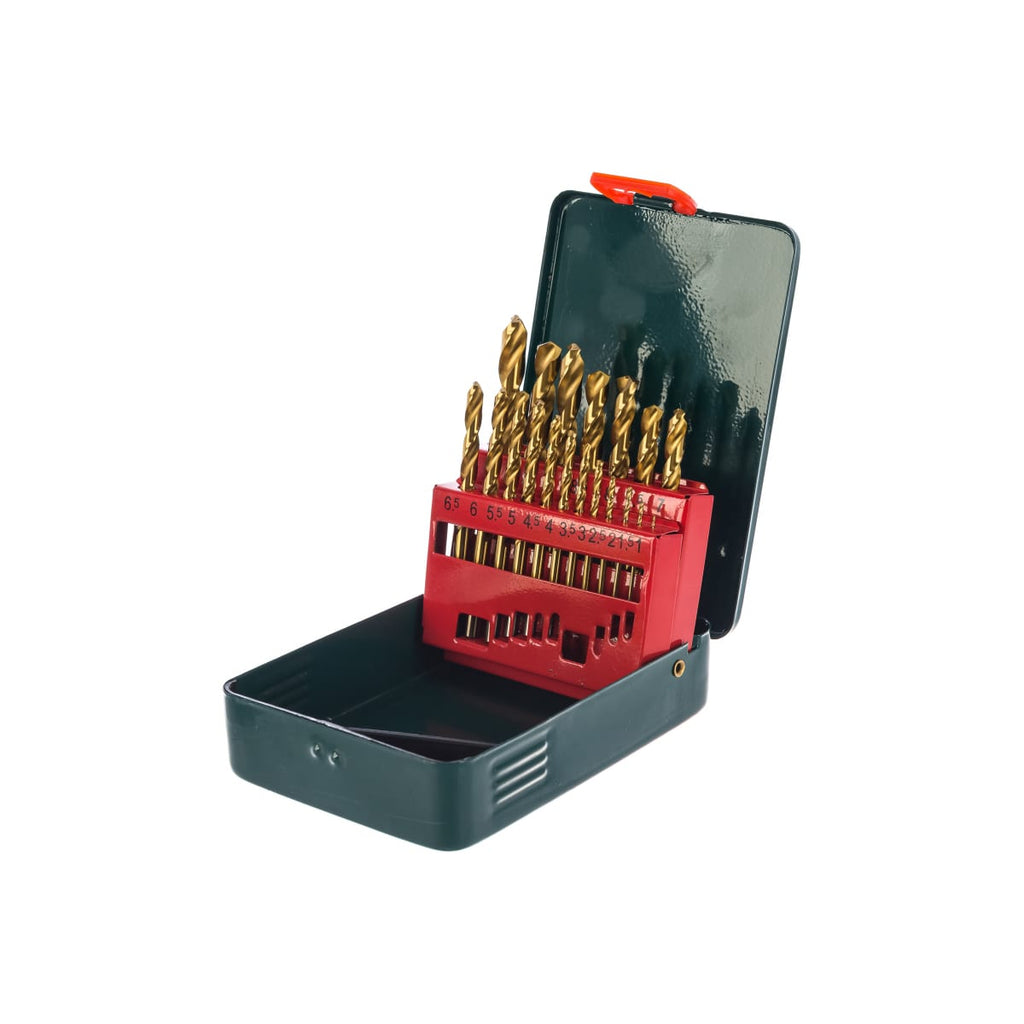  Metabo Coffret 19 Pièces Forets Hélicoïdaux HSS-TIN (627156000)