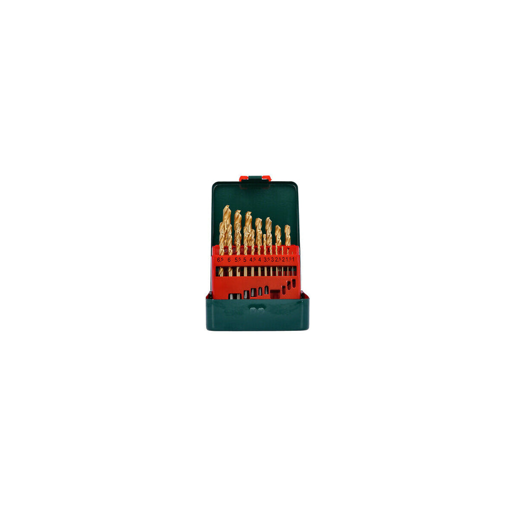  Metabo Coffret 19 Pièces Forets Hélicoïdaux HSS-TIN (627156000)